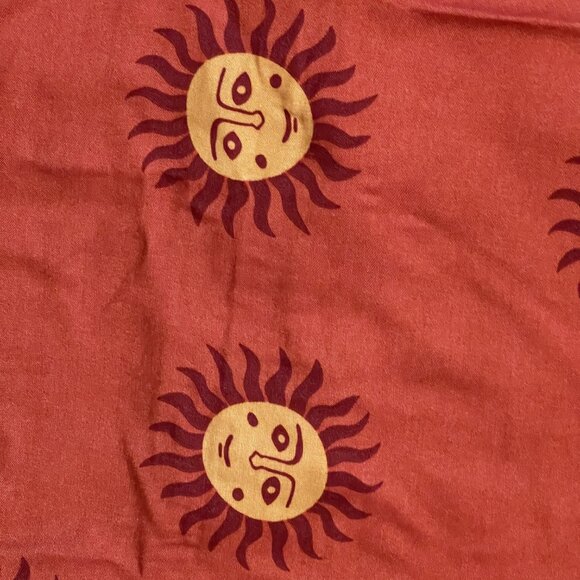 NWT ARIZONA JEAN SHIRT Mens BIG & TALL 3XL Short Sleeve ORANGE SUN  1178-A2 - Picture 6 of 11